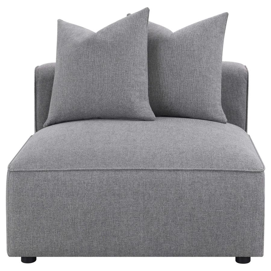 Jennifer 6-piece Upholstered Modular Sectional Grey-zoom-9