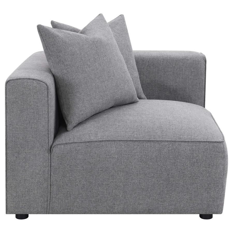 Jennifer 6-piece Upholstered Modular Sectional Grey-zoom-11