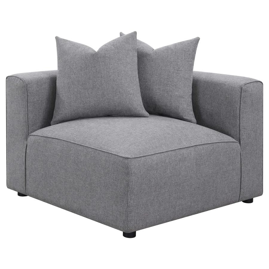 Jennifer 6-piece Upholstered Modular Sectional Grey-12