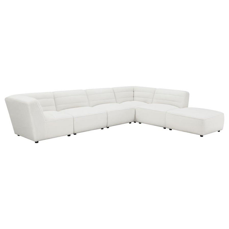Sunny 6-piece Upholstered Modular Sectional Sofa Natural-zoom-