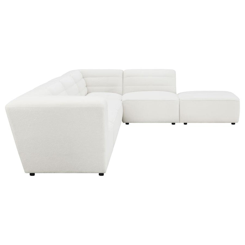 Sunny 6-piece Upholstered Modular Sectional Sofa Natural-zoom-