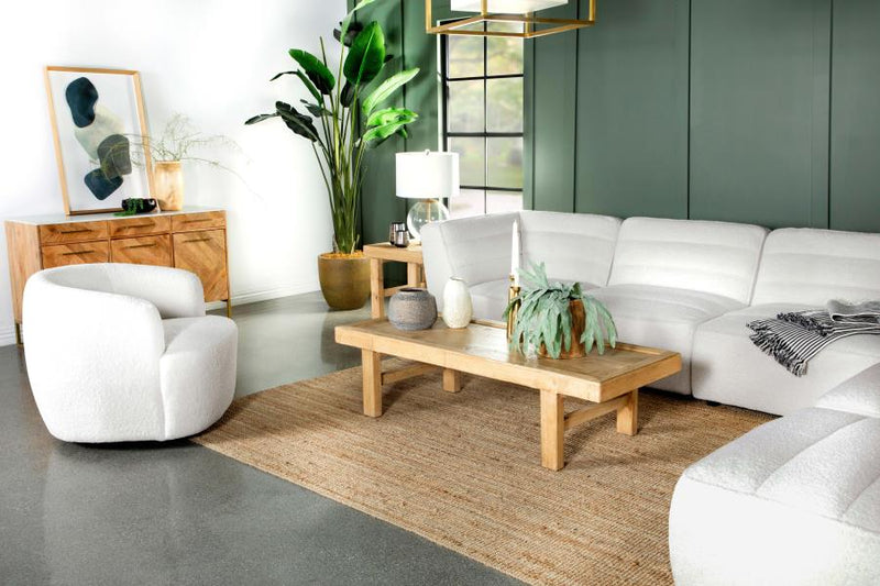 Sunny 6-piece Upholstered Modular Sectional Sofa Natural-zoom-