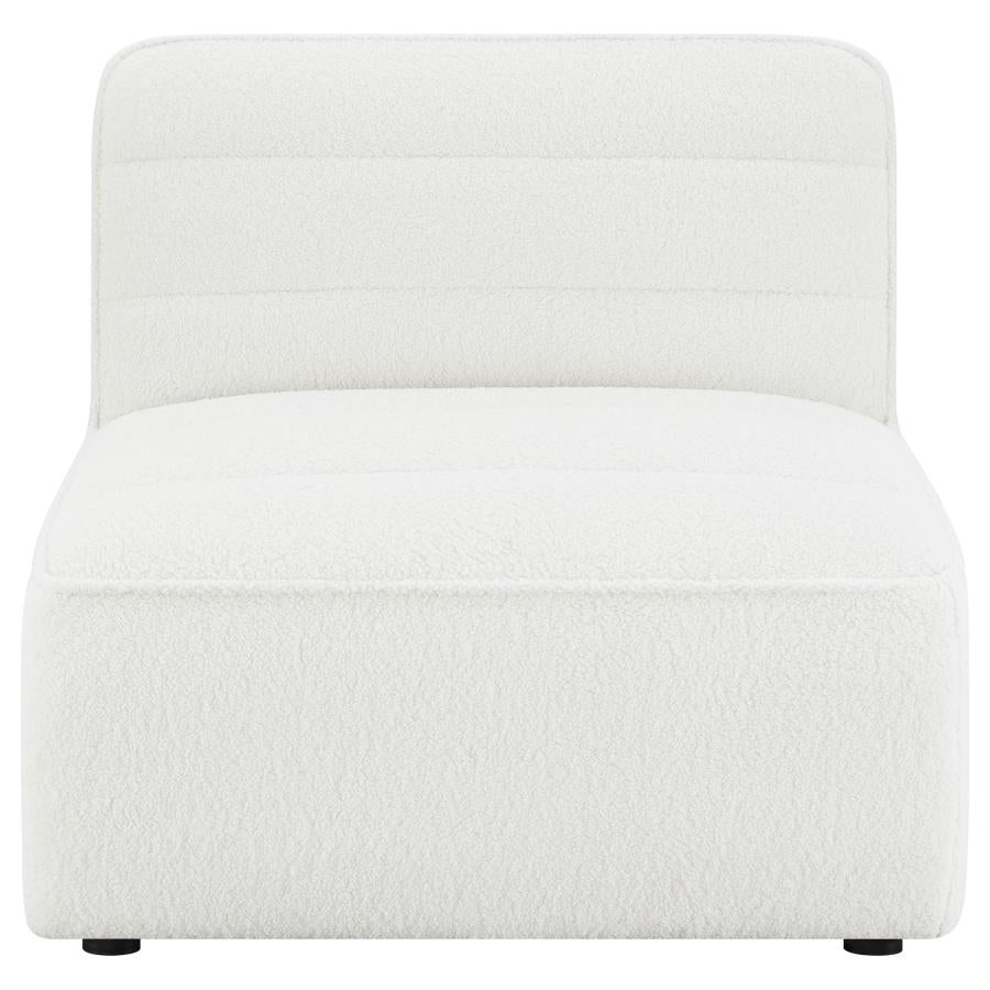 Sunny Upholstered Armless Chair Natural-zoom-3