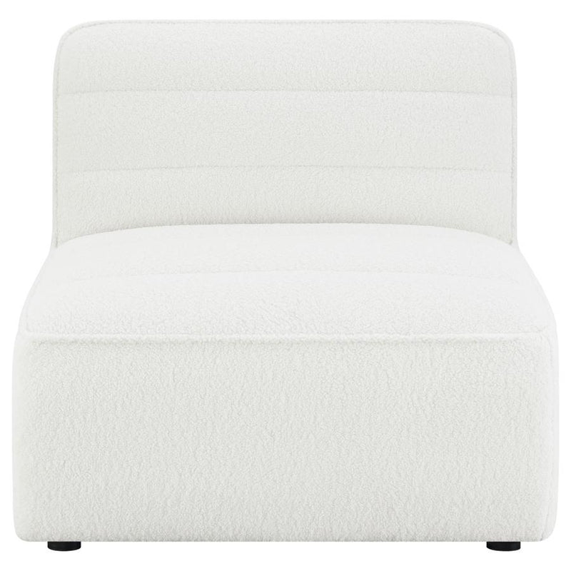 Sunny Upholstered Armless Chair Natural-zoom-