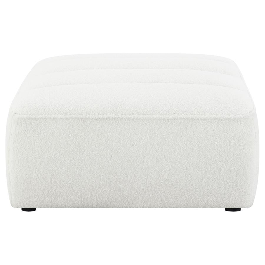 Sunny Square Upholstered Ottoman Natural-3