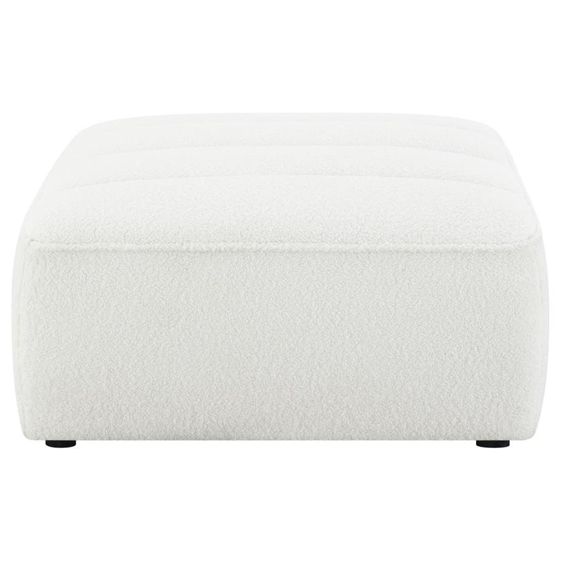 Sunny Square Upholstered Ottoman Natural-zoom-