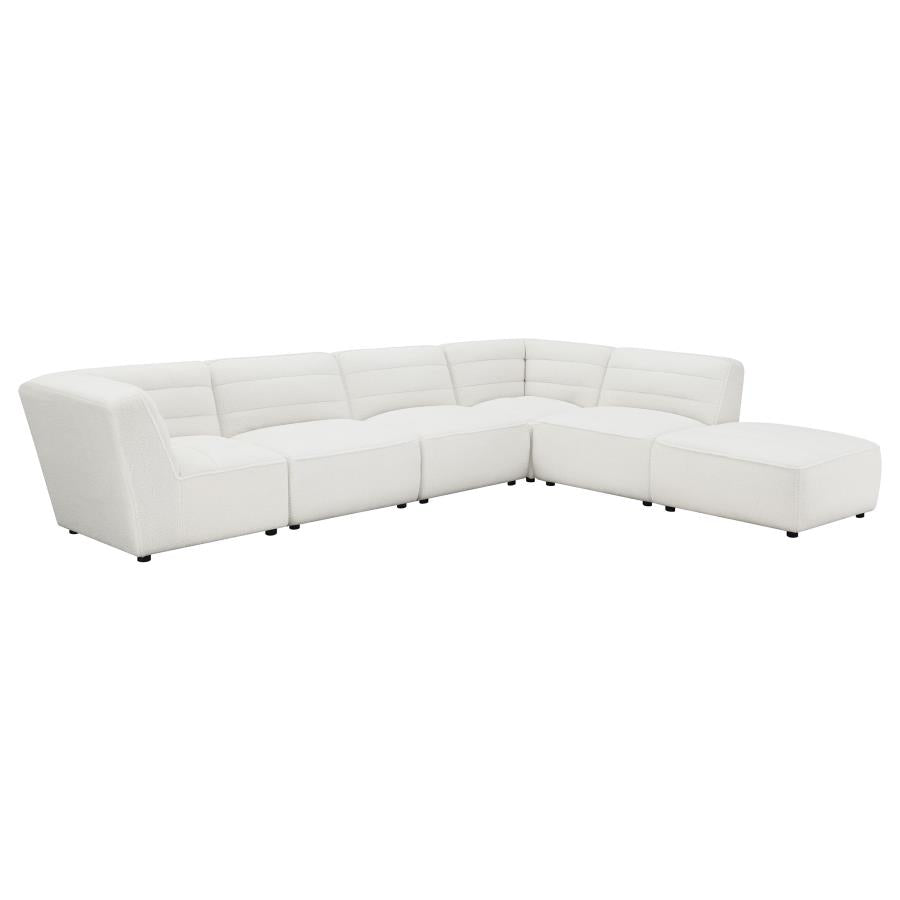 Sunny Square Upholstered Ottoman Natural-6