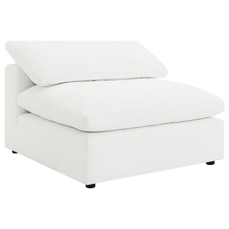 Raleigh 5-piece Boucle Upholstered Modular Sectional Ivory-zoom-