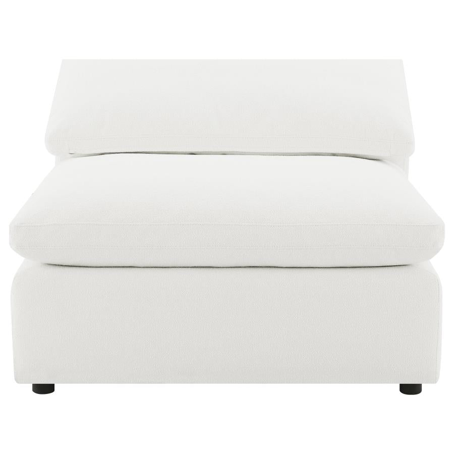 Raleigh 5-piece Boucle Upholstered Modular Sectional Ivory-zoom-4