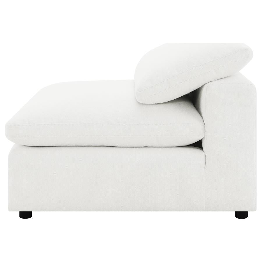 Raleigh 5-piece Boucle Upholstered Modular Sectional Ivory-5