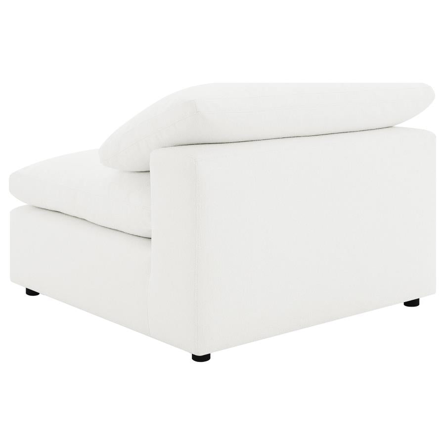 Raleigh 5-piece Boucle Upholstered Modular Sectional Ivory-zoom-6