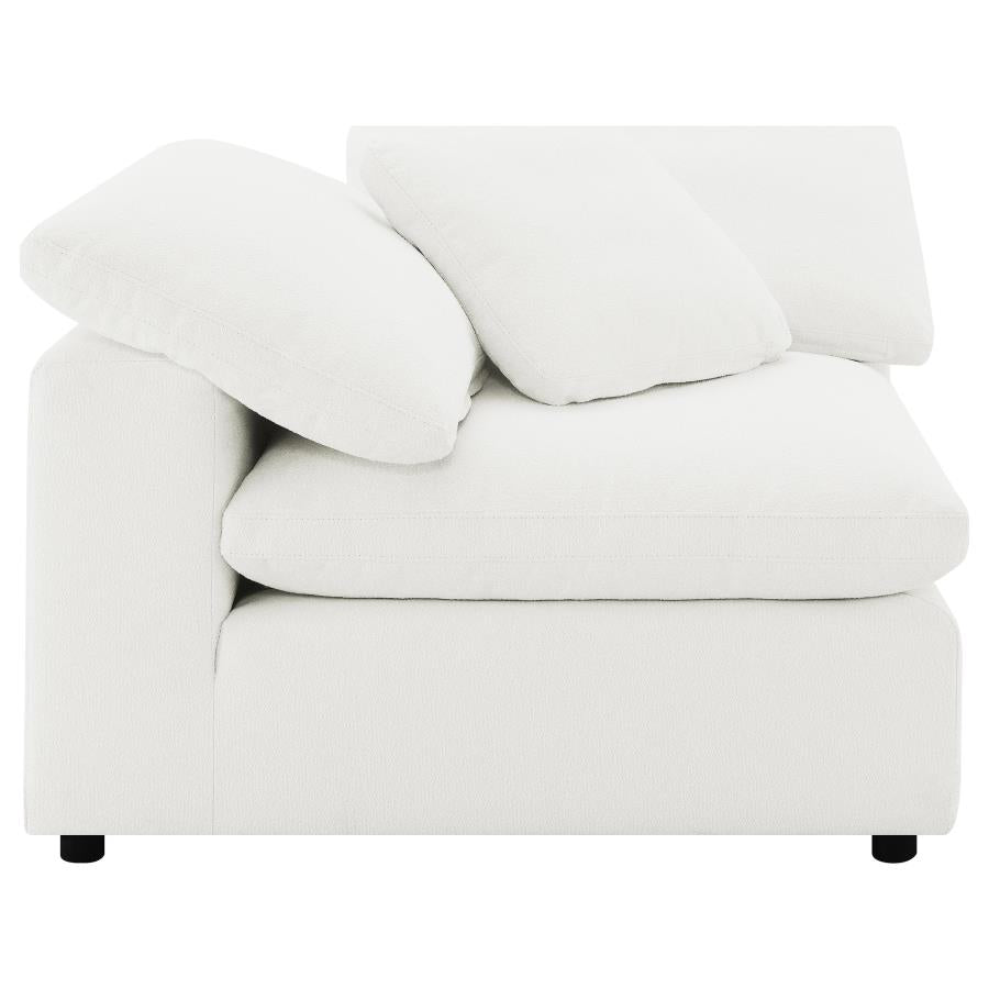 Raleigh 5-piece Boucle Upholstered Modular Sectional Ivory-7