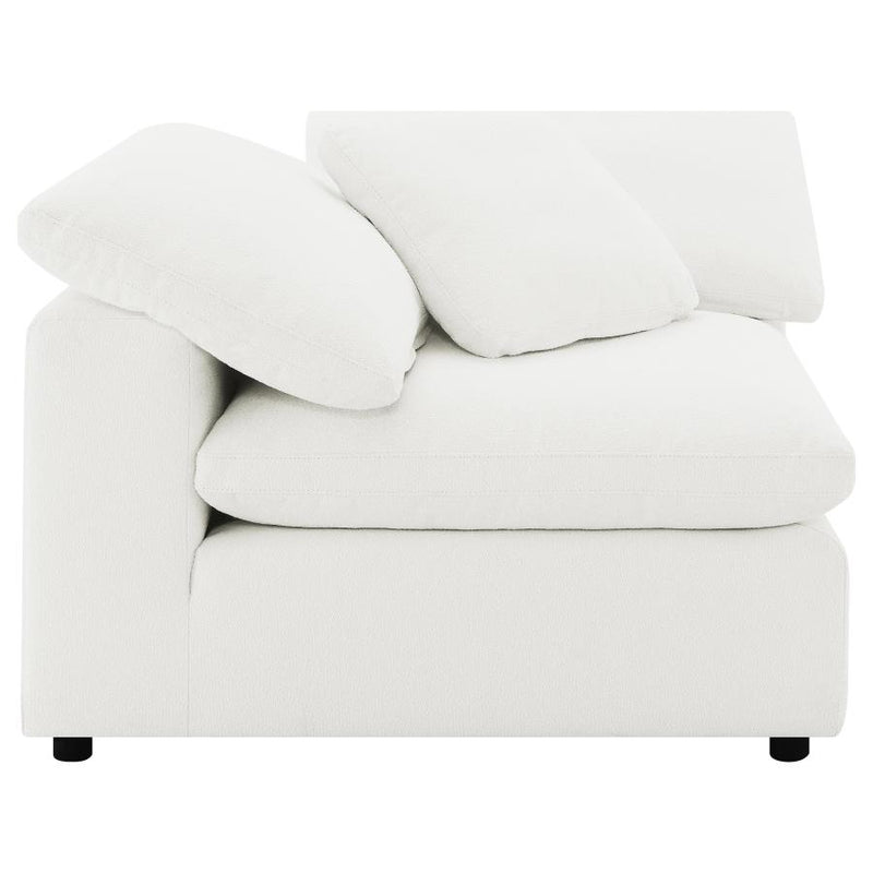 Raleigh 5-piece Boucle Upholstered Modular Sectional Ivory-zoom-