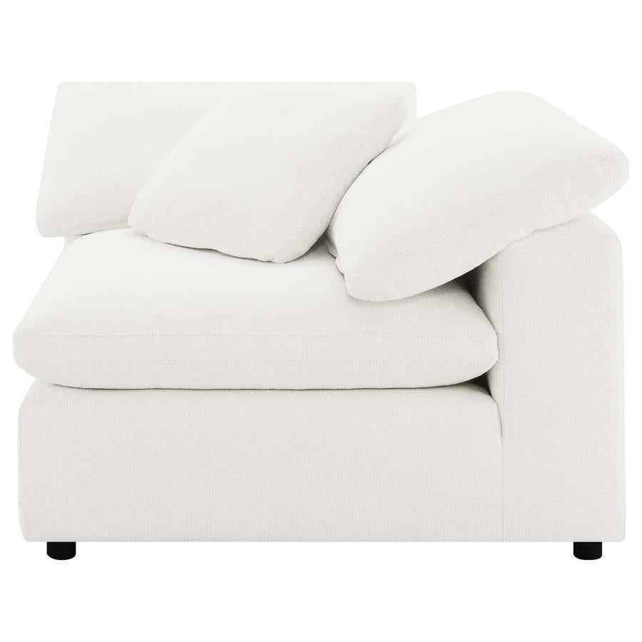 Raleigh 5-piece Boucle Upholstered Modular Sectional Ivory-zoom-9