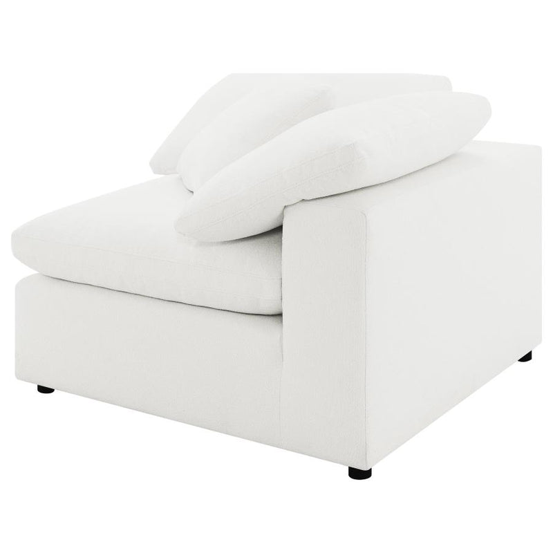Raleigh 5-piece Boucle Upholstered Modular Sectional Ivory-zoom-