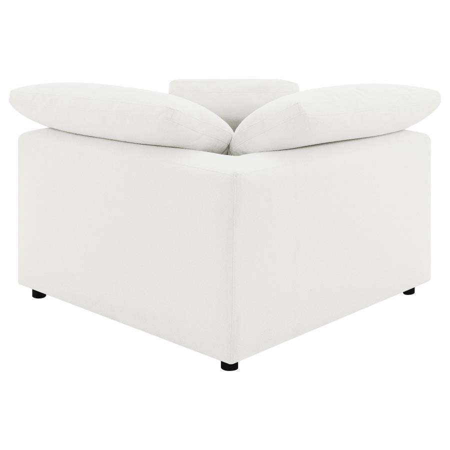 Raleigh 5-piece Boucle Upholstered Modular Sectional Ivory-11