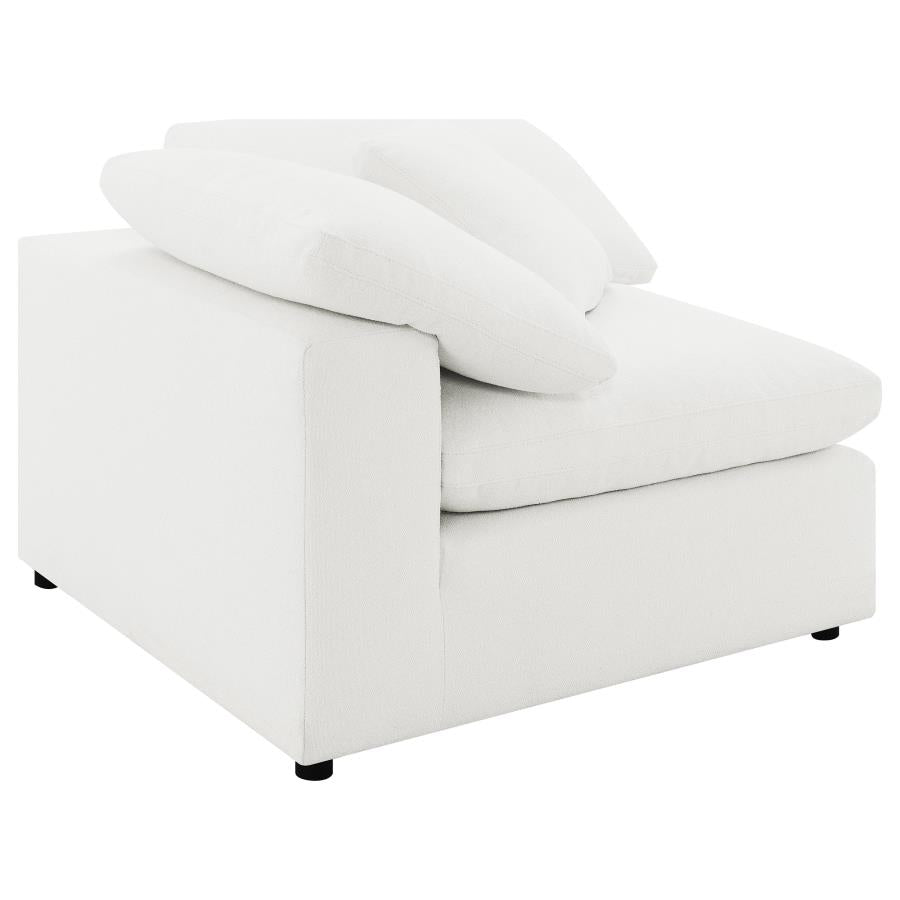 Raleigh 5-piece Boucle Upholstered Modular Sectional Ivory-zoom-12
