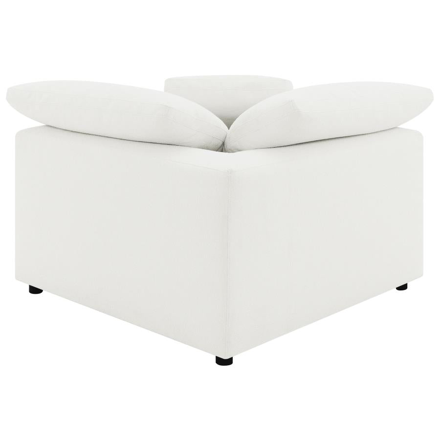 Raleigh Boucle Upholstered Corner Chair Ivory-zoom-8