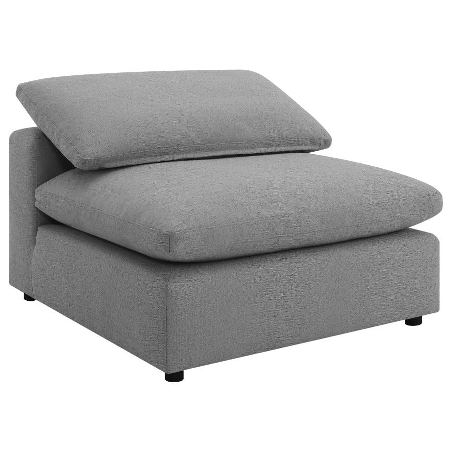 Raleigh 6-piece Boucle Upholstered Modular Sectional Grey-3