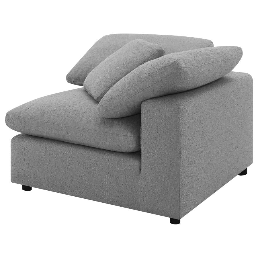 Raleigh 5-piece Boucle Upholstered Modular Sectional Grey-10