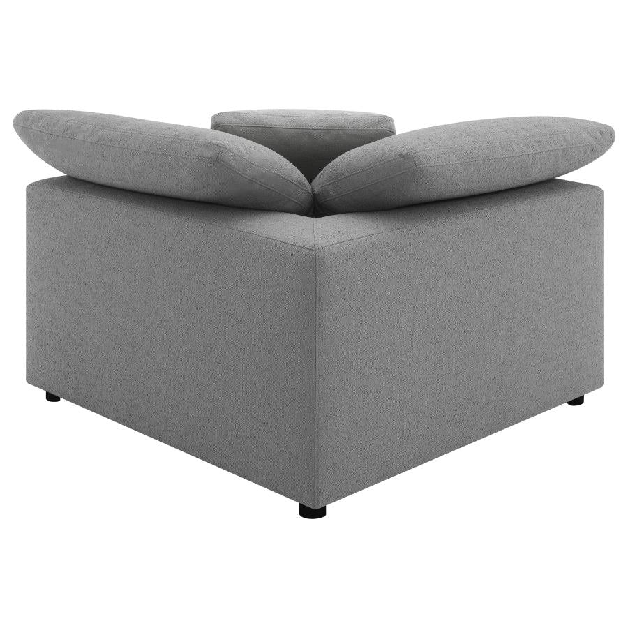 Raleigh Boucle Upholstered Corner Chair Grey-8