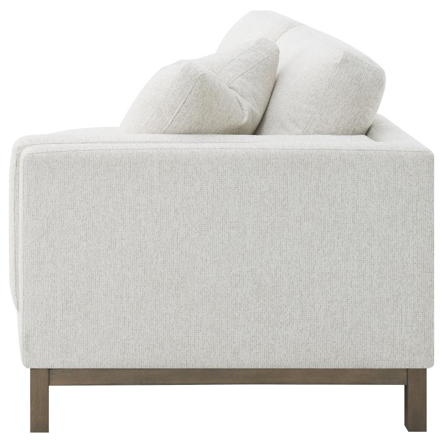 Geneva Boucle Upholstered Sectional Chaise Sofa Sand-9