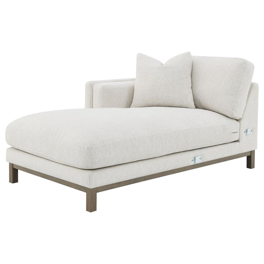 Geneva Boucle Upholstered Sectional Chaise Sofa Sand-zoom-14