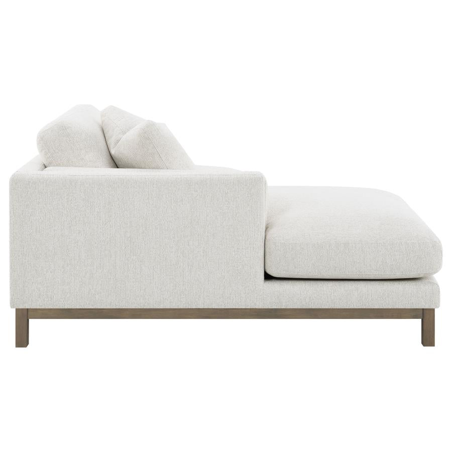 Geneva Boucle Upholstered Sectional Chaise Sofa Sand-16
