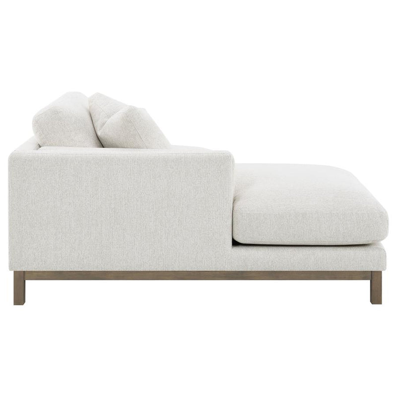 Geneva Boucle Upholstered Sectional Chaise Sofa Sand-zoom-