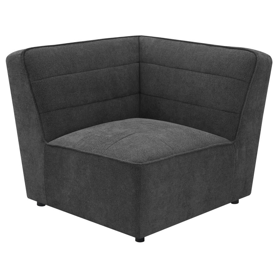 Sunny Upholstered Corner Chair Dark Charcoal-2