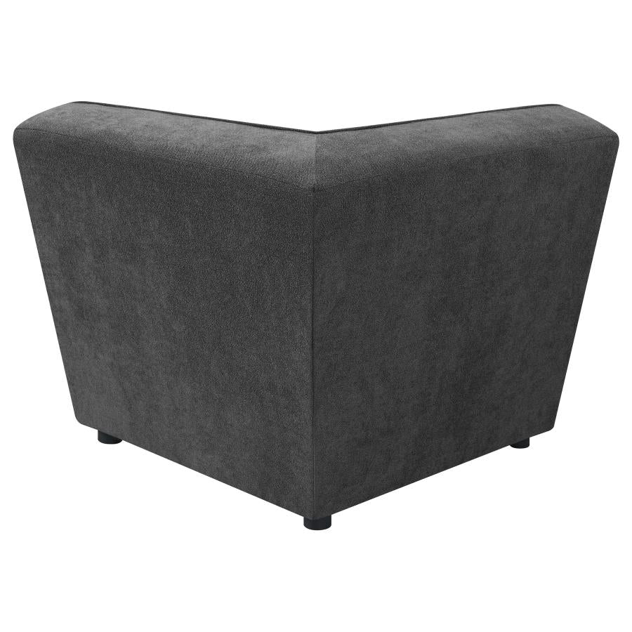 Sunny Upholstered Corner Chair Dark Charcoal-5