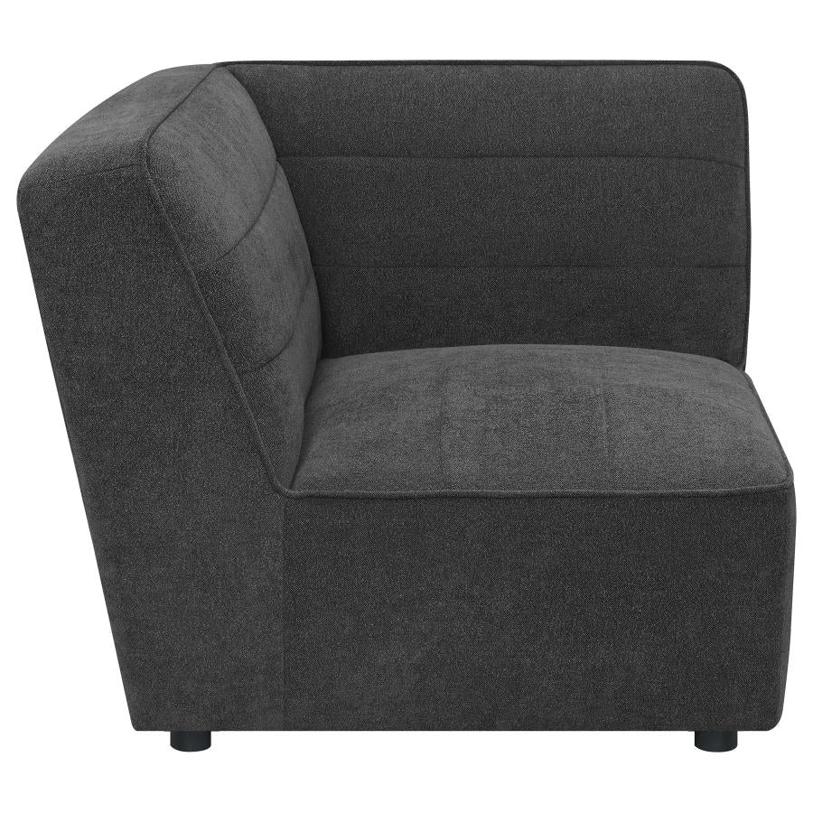 Sunny Upholstered Corner Chair Dark Charcoal-6