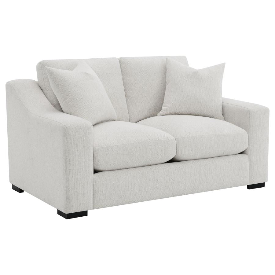 Ashlyn 2-piece Upholstered Track Arm Sofa Set Sand-zoom-5