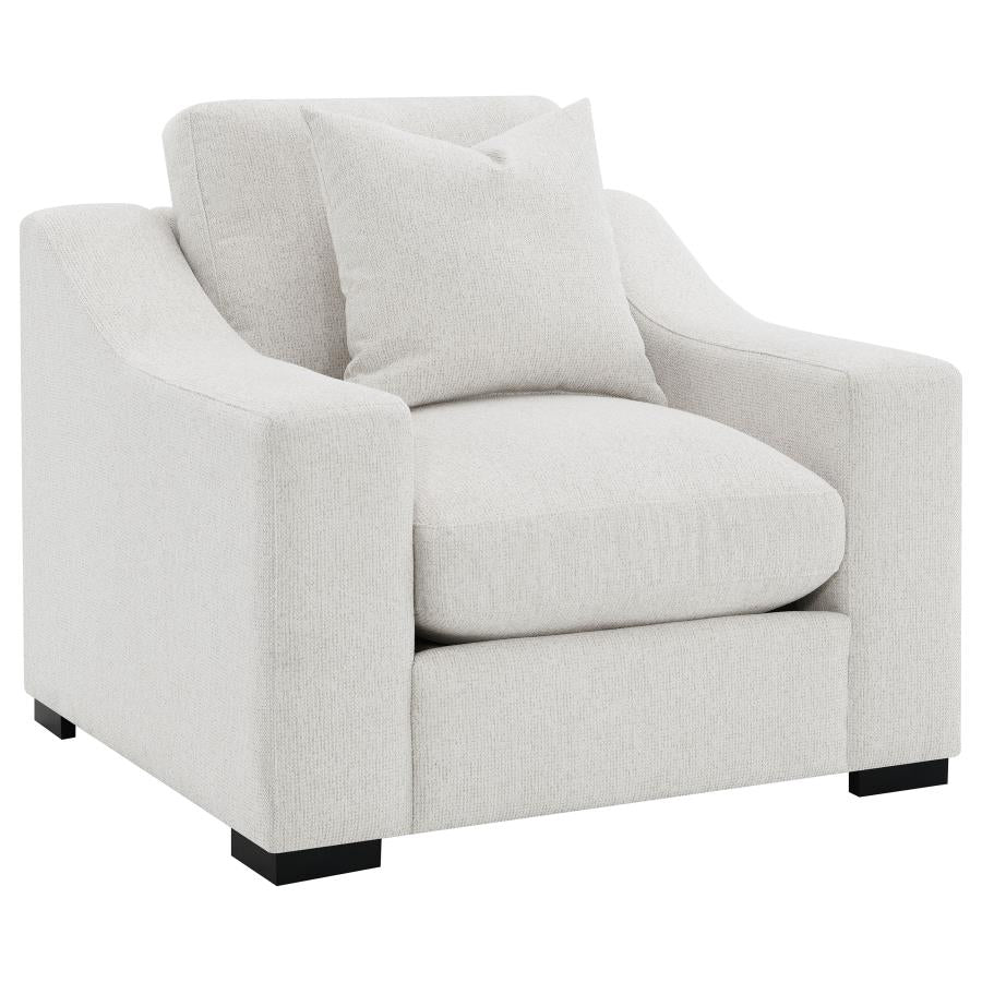 Ashlyn 3-piece Upholstered Track Arm Sofa Set Sand-7