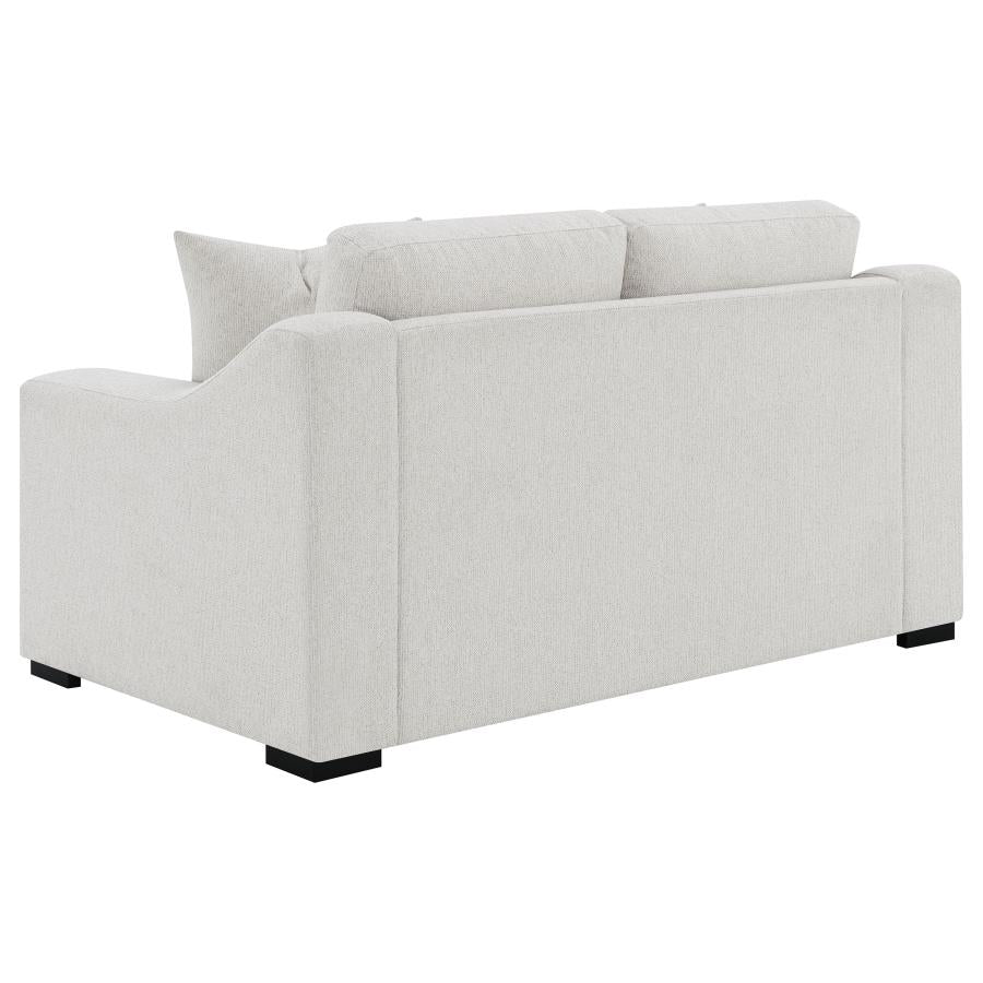Ashlyn Fabric Upholstered Track Arm Loveseat Sand-zoom-6