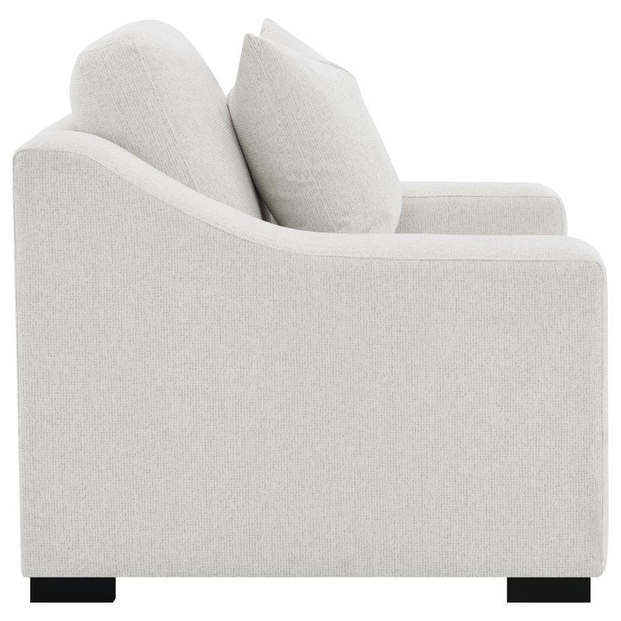 Ashlyn Fabric Upholstered Track Arm Accent Chair Sand-zoom-8