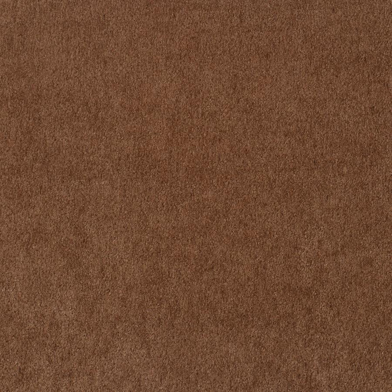Selma Velvet Upholstered Crescent Arm Sofa Rust-zoom-