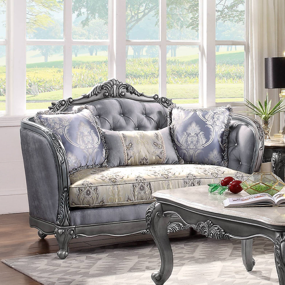 ACME Ariadne Loveseat – front view – Lusso Furniture Miami