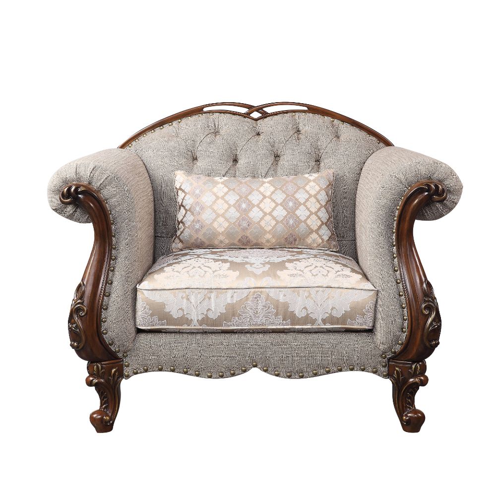 ACME Miyeon Accent Chair – angle view – Lusso Furniture Miami