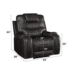 ACME Braylon Motion Recliner – back view – Lusso Furniture Miami