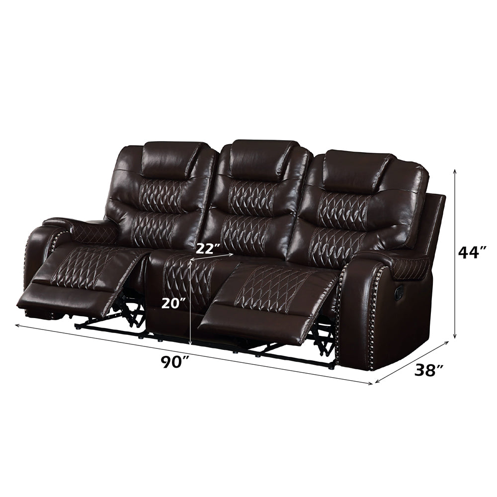ACME Braylon Motion Sofa – alternate view – Lusso Furniture Miami