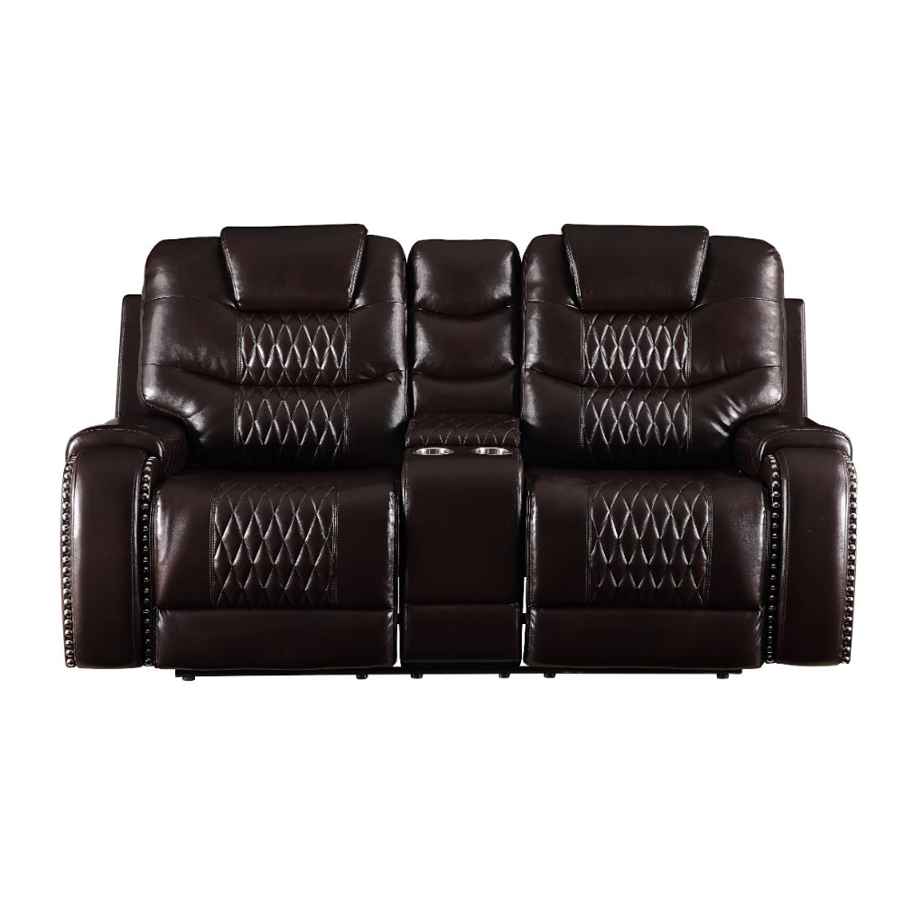ACME Braylon Motion Loveseat – angle view – Lusso Furniture Miami