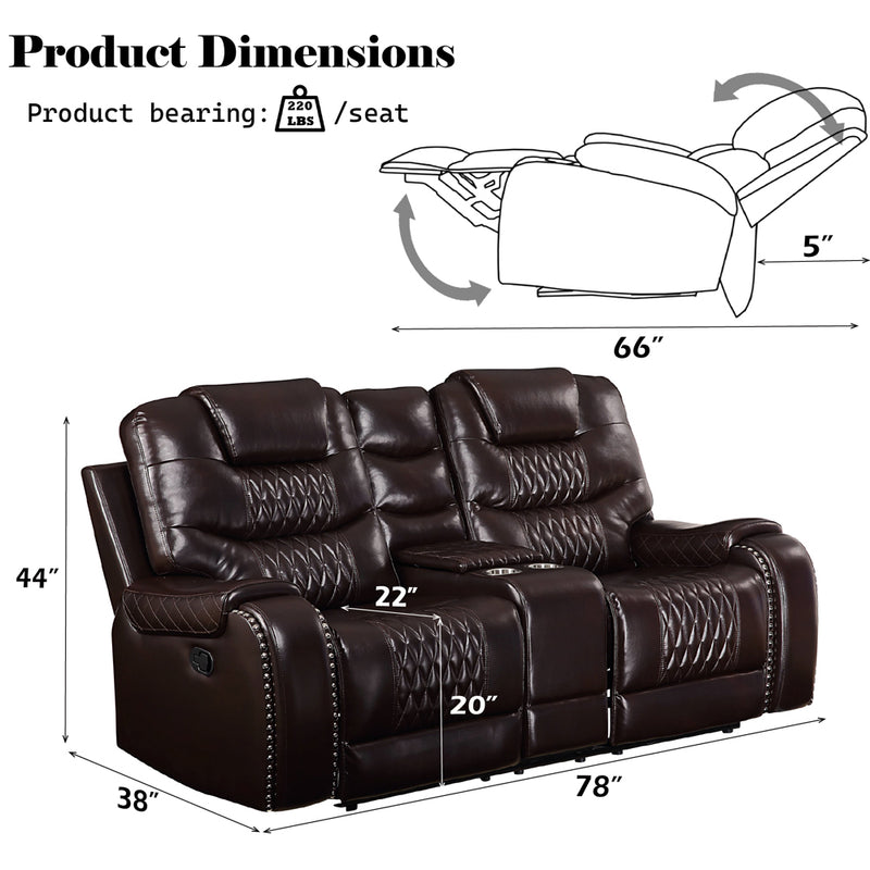 ACME Braylon Motion Loveseat-zoom-