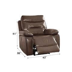 ACME Aashi Power Motion Recliner – side view – Lusso Furniture Miami