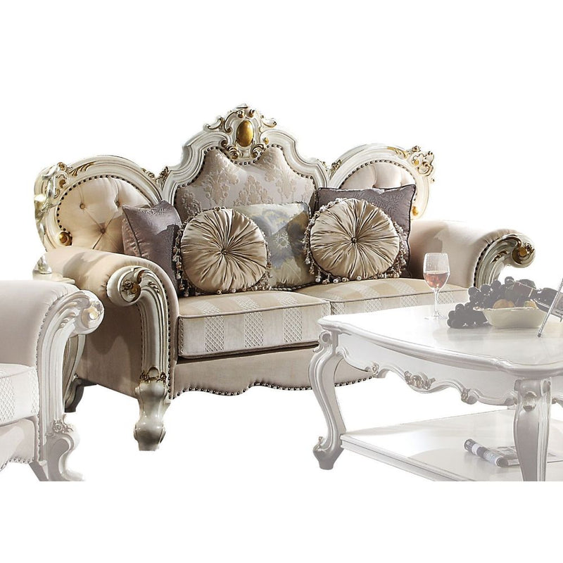 ACME Picardy Loveseat with 5 Pillows-zoom-
