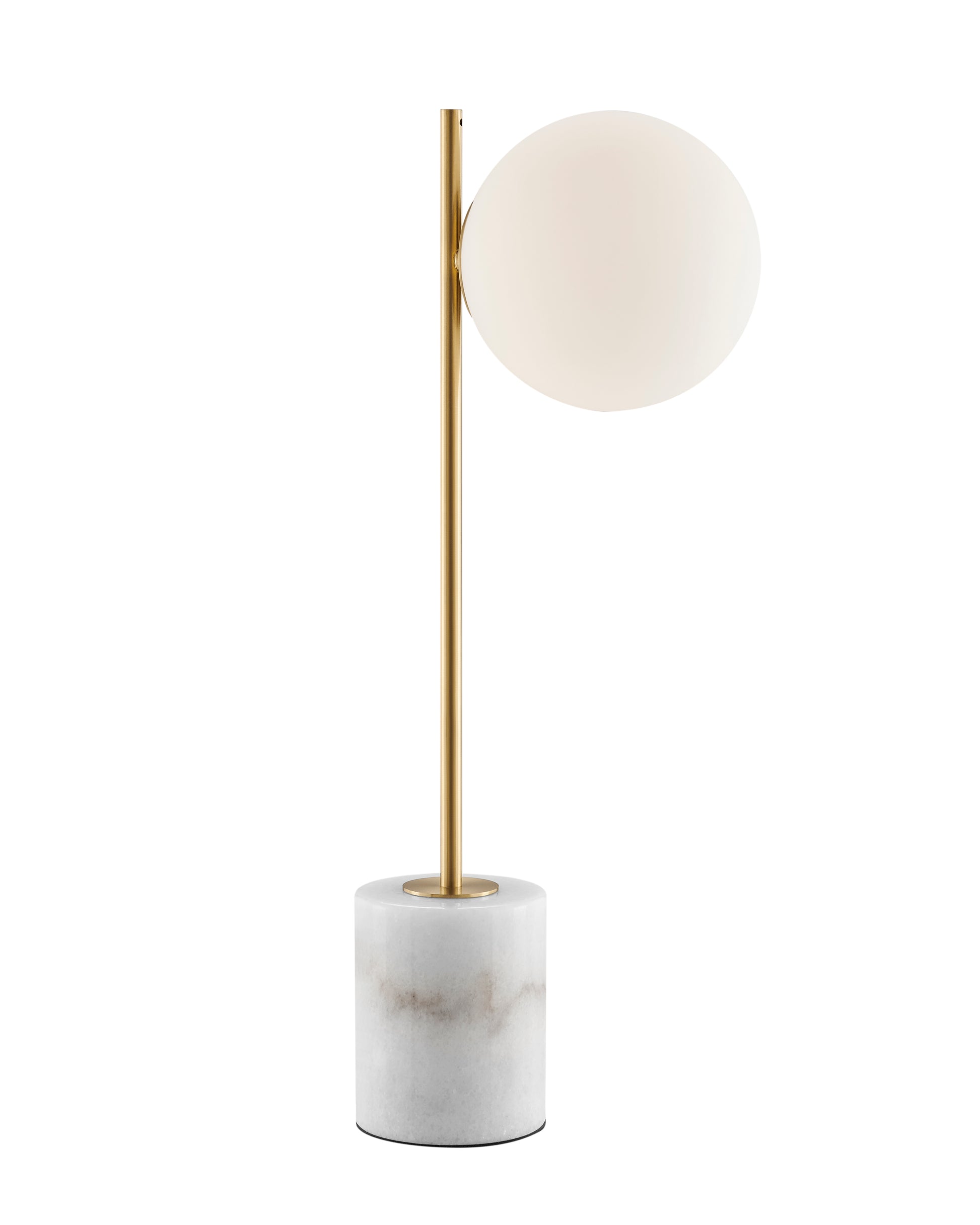 Anechdoche Gold and White Table Lamp-1