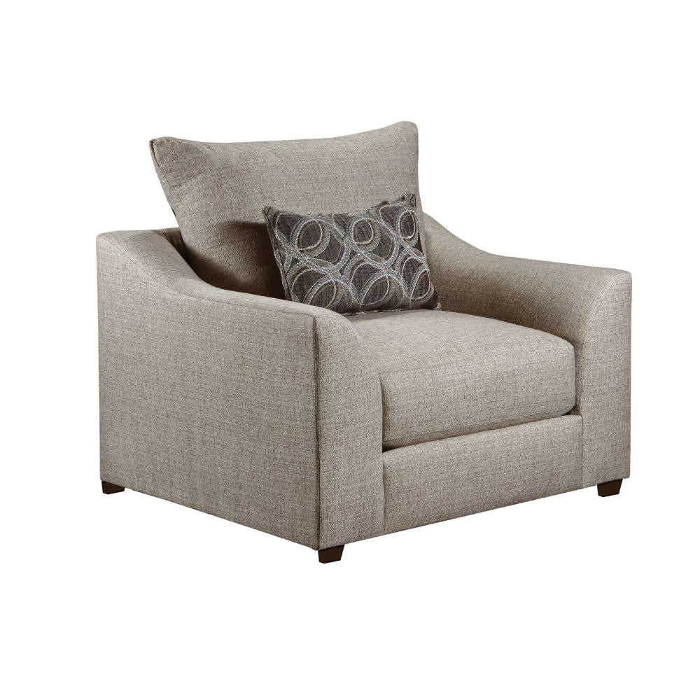 ACME Petillia Accent Chair – front view – Lusso Furniture Miami