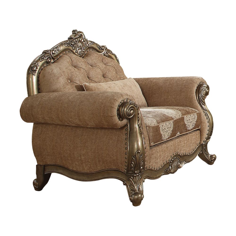 ACME Ragenardus Accent Chair – front view – Lusso Furniture Miami
