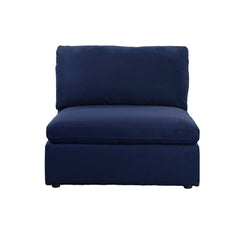 ACME Crosby Modular Armless Chair – angle view – Lusso Furniture Miami