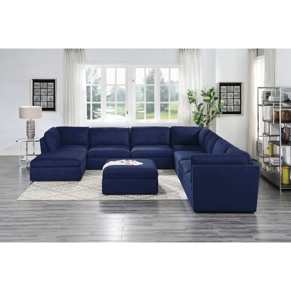 ACME Crosby Modular Armless Chair – top view – Lusso Furniture Miami